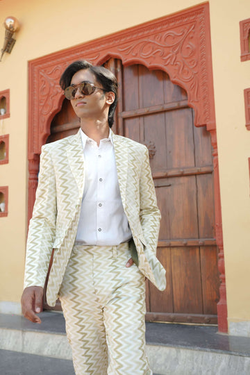 Green Luxury Single Breasted Suit