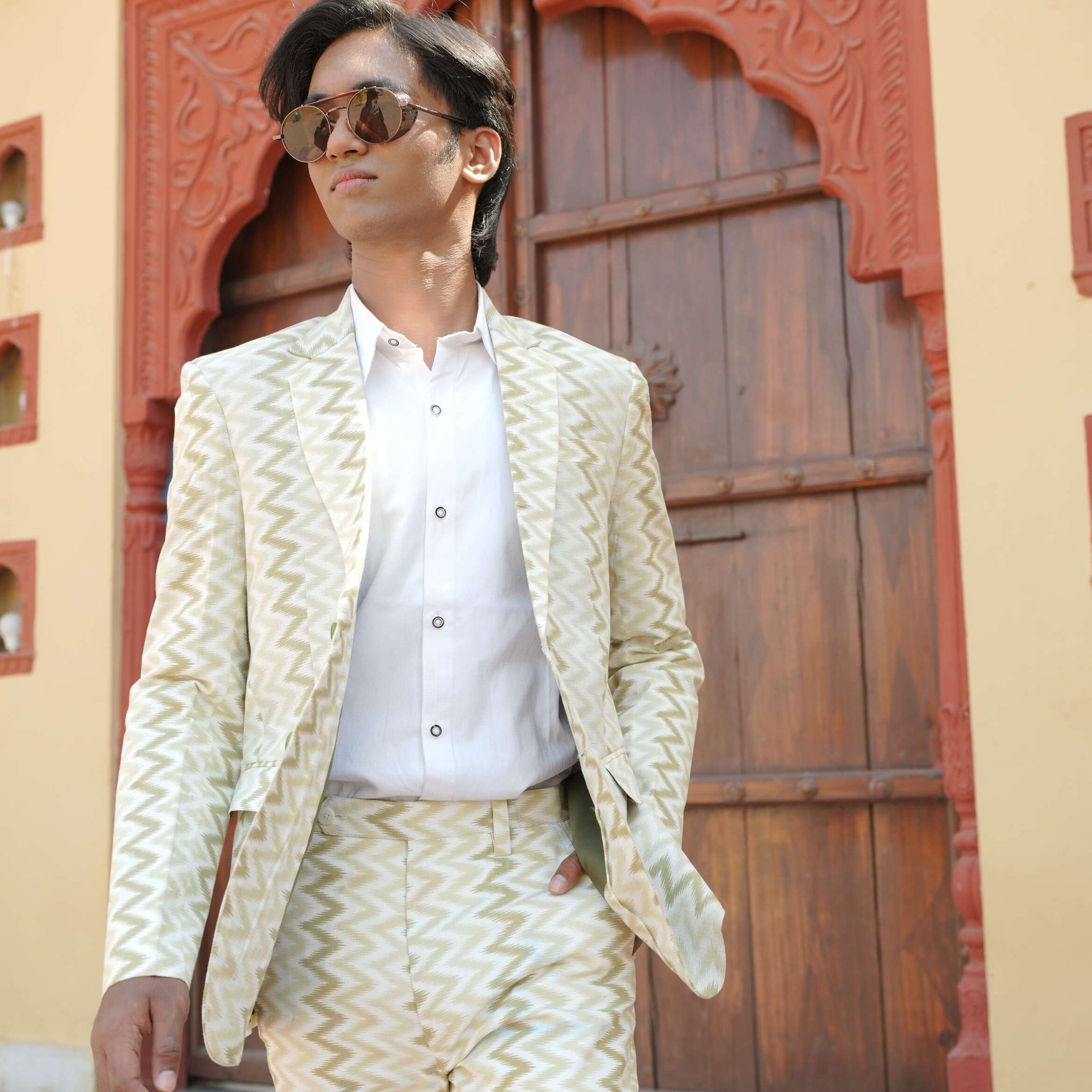 Green Luxury Single Breasted Suit